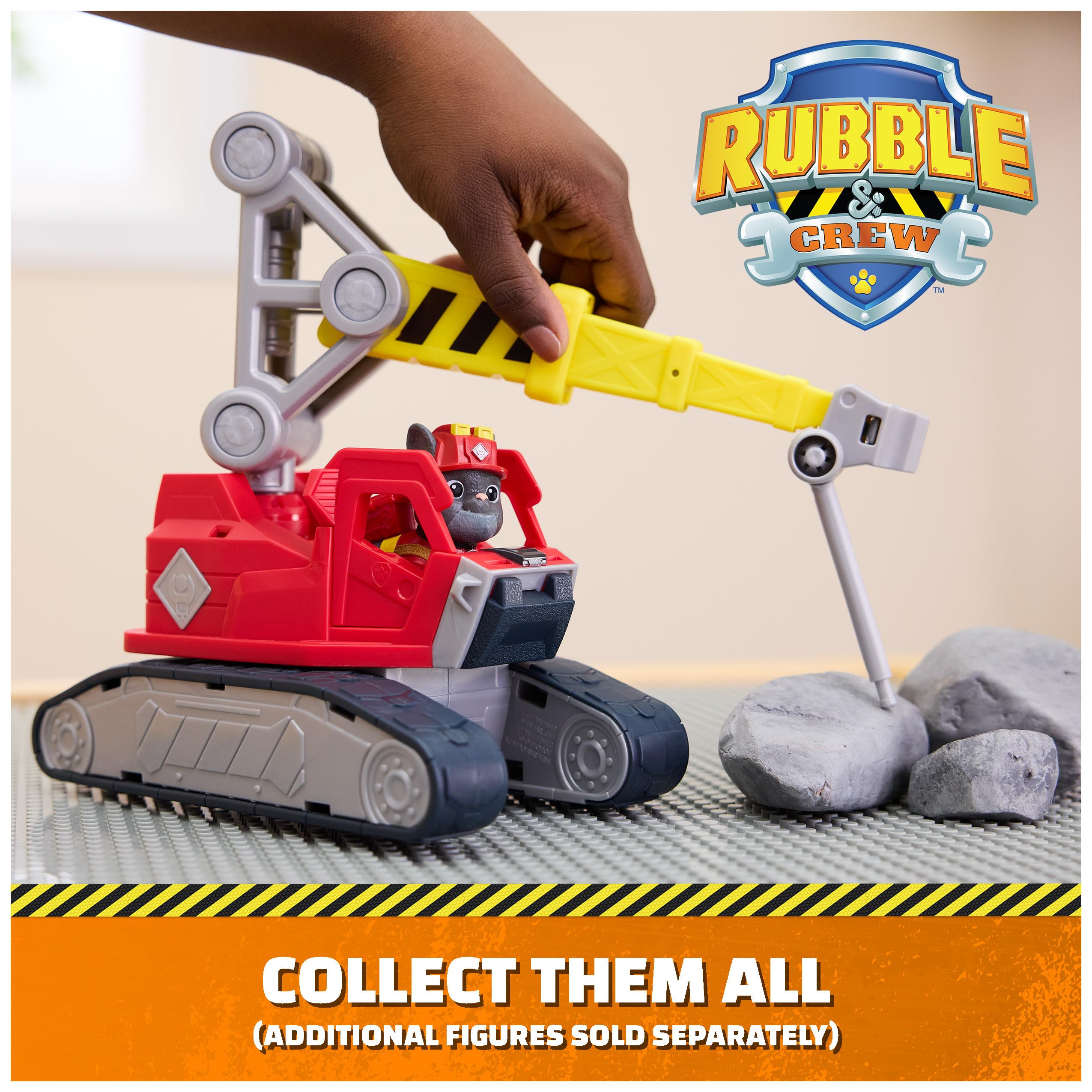 Vehicle Paw Patrol Rubble's Ultimate Tool Bulldozer with Action Figure - photo 6