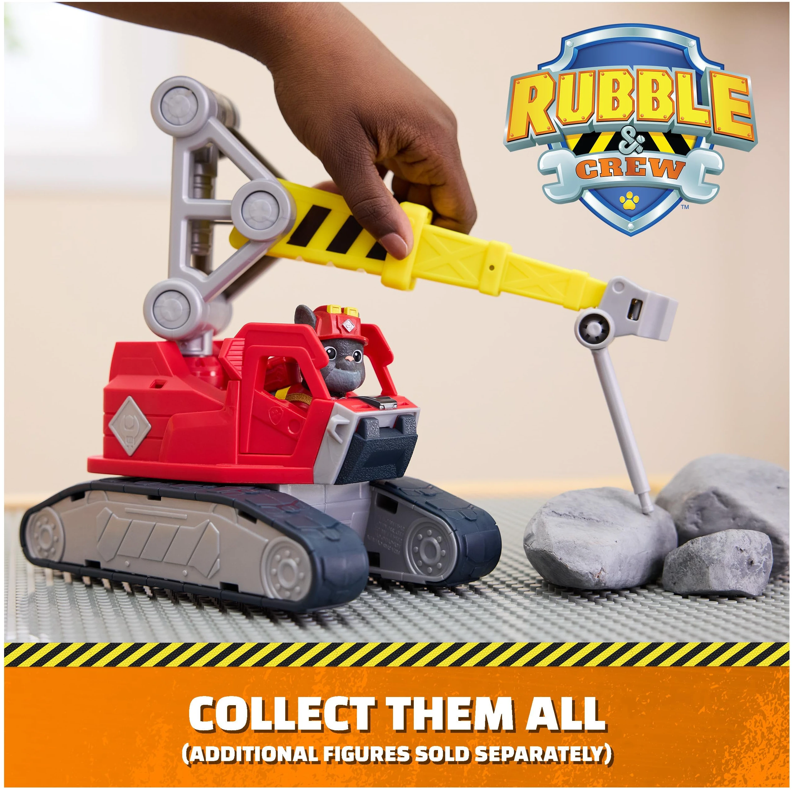 Vehicle Paw Patrol Rubble's Ultimate Tool Bulldozer with Action Figure - photo 6