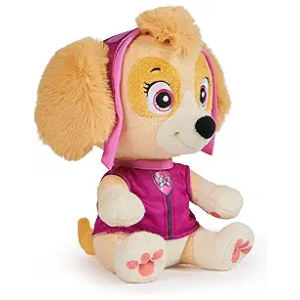Plush Paw Patrol Skye Bedtime 10-Inch Stuffed Animal with Reversible Outfit
