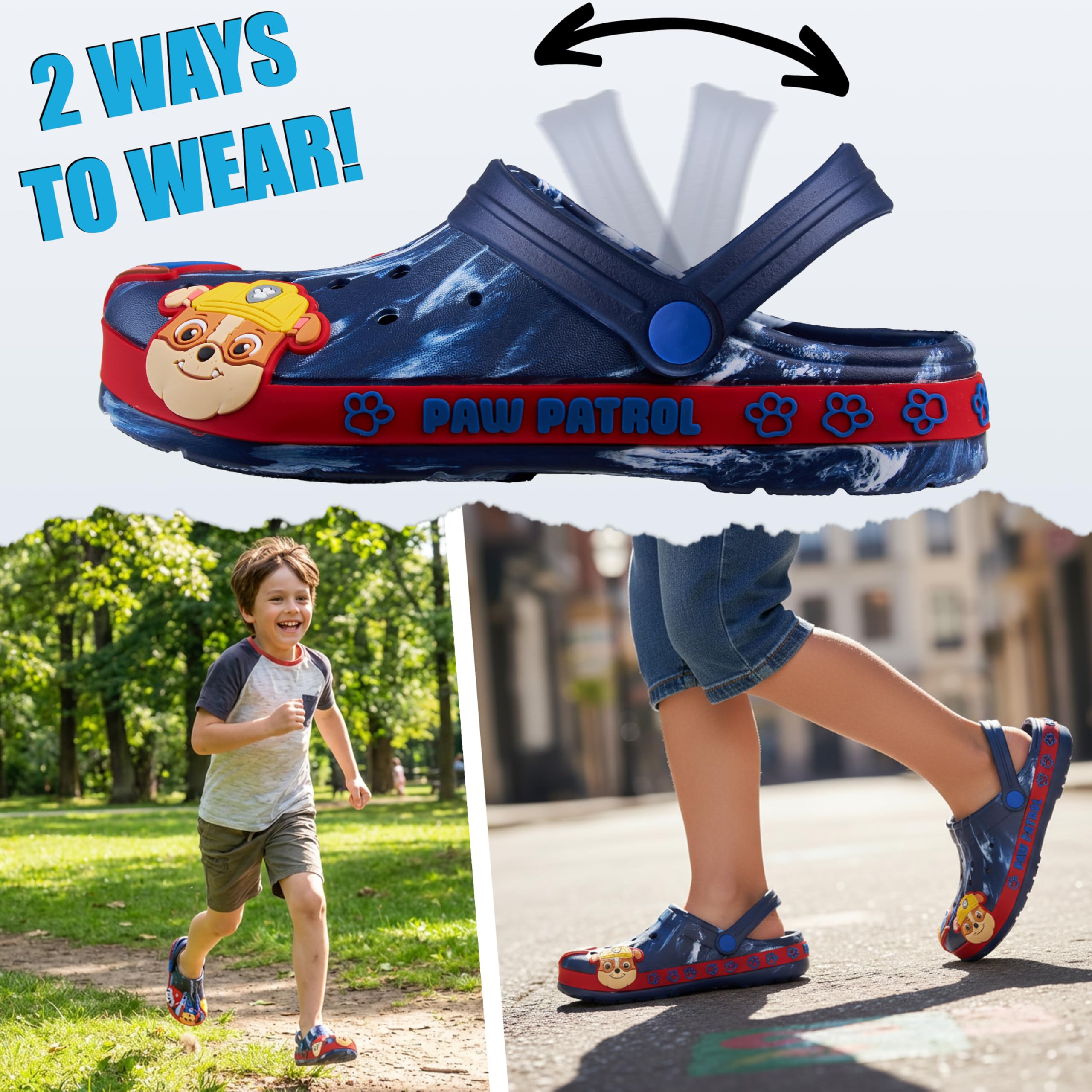 Clogs Paw Patrol Boys Anti Slip Slides Sandals - photo 2