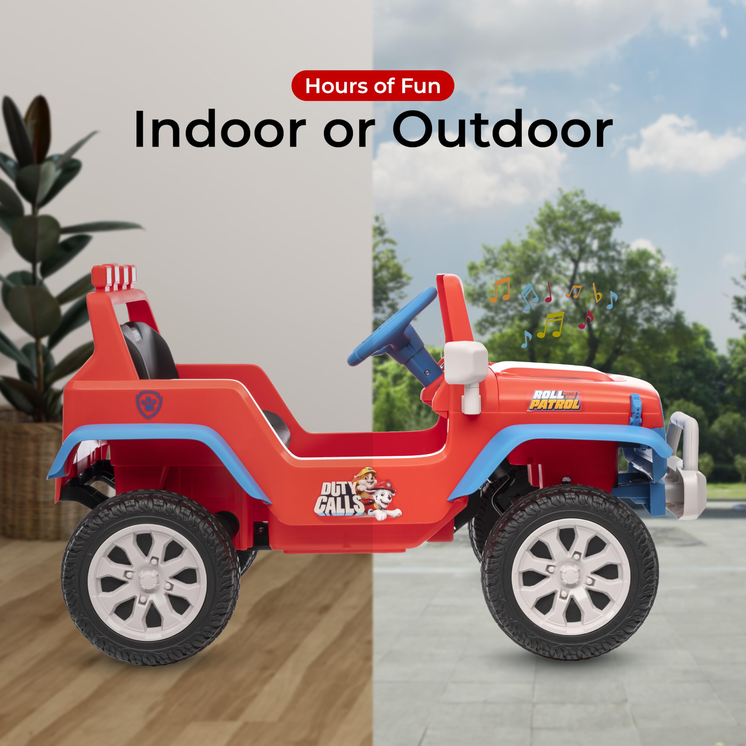 Ride On Car Paw Patrol 12V Battery Powered with LED Lights - photo 6