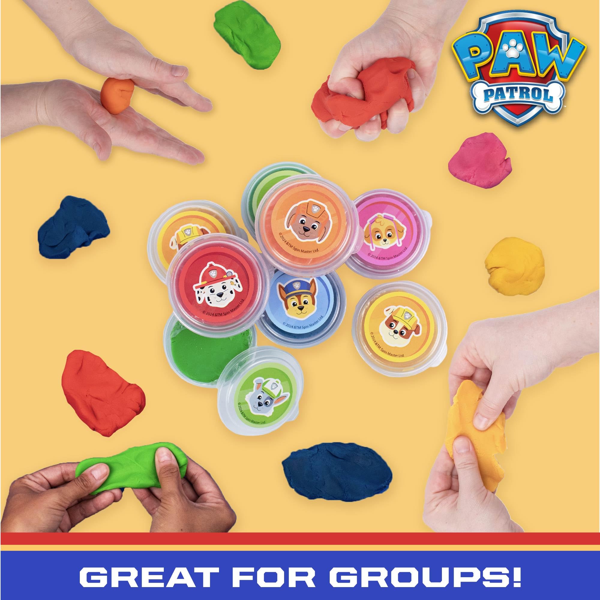 Paw Patrol Dough Party Pack 25-Pack Sensory Doughs 6 Colors - photo 4