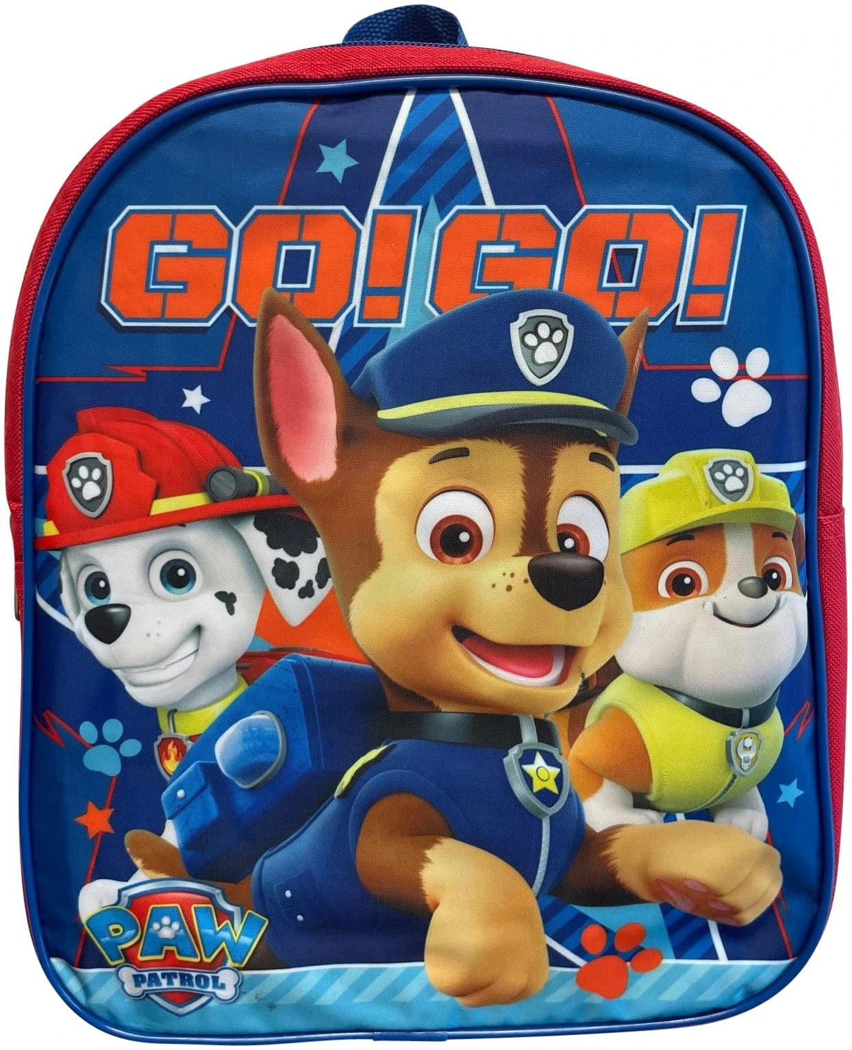 Backpack Paw Patrol Toddler Boy 12 Inch Mini Backpack Red Blue - photo 2