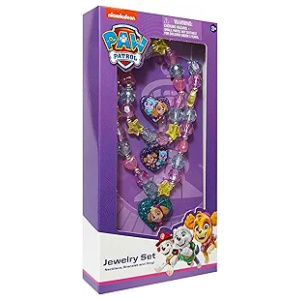 Jewelry Set Paw Patrol Girl’s Dress Up Toy with Necklace Bracelet Ring