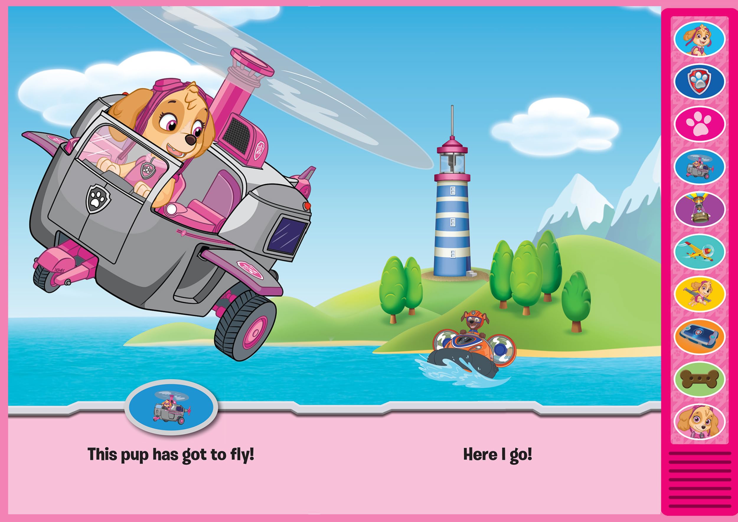 Book Paw Patrol I'm Ready to Read with Skye Interactive Sound Book - photo 5