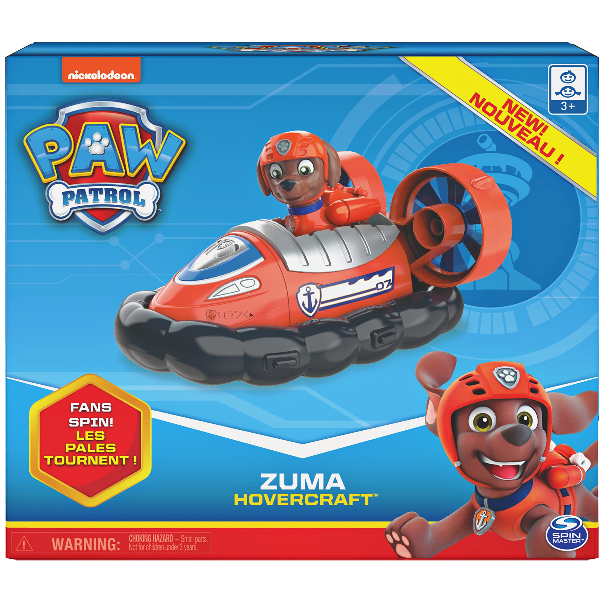 Vehicle Paw Patrol Zuma's Hovercraft with Collectible Figure - photo 2