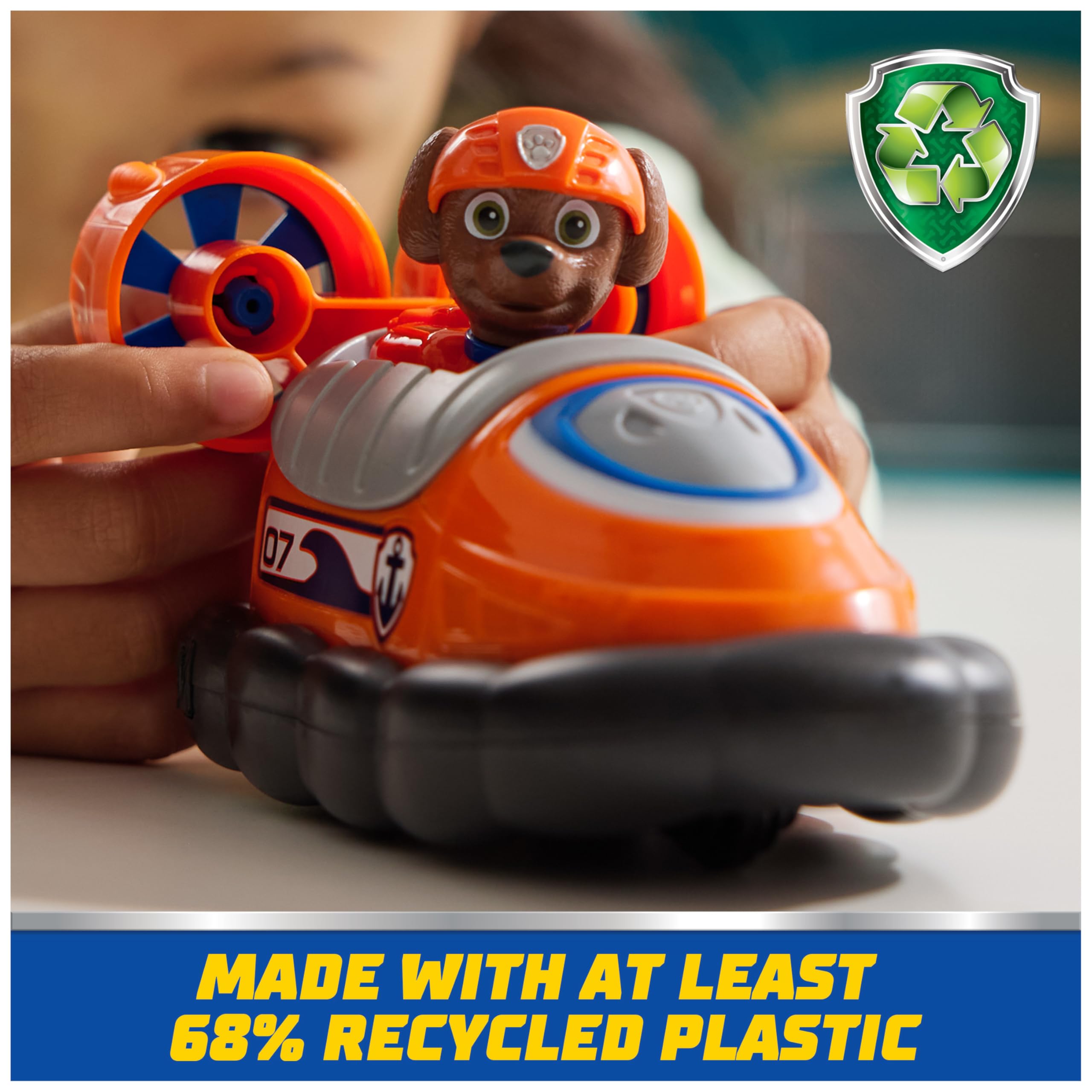 Toy Vehicle Paw Patrol Zuma's Hovercraft with Action Figure - photo 3