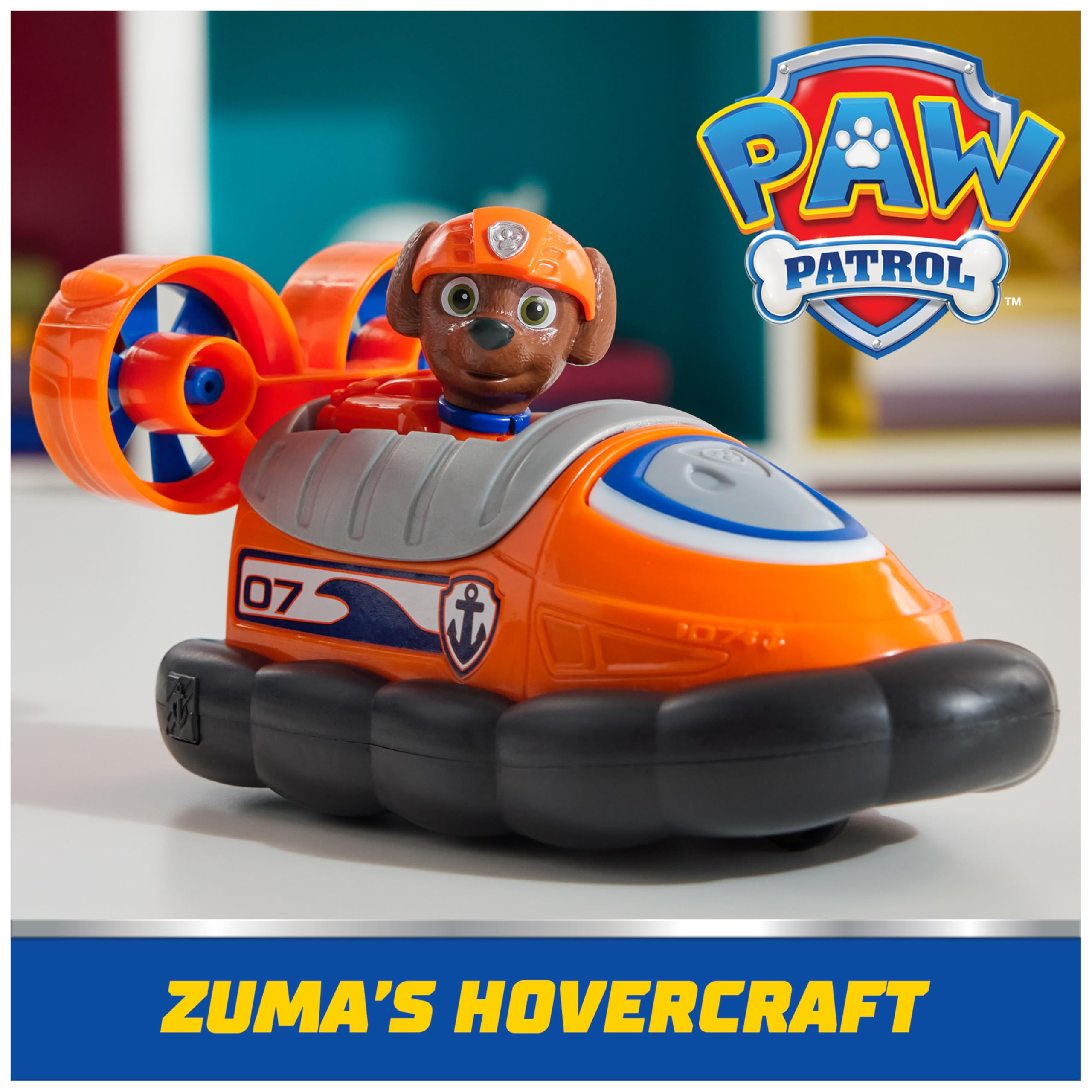 Toy Vehicle Paw Patrol Zuma's Hovercraft with Action Figure - photo 2
