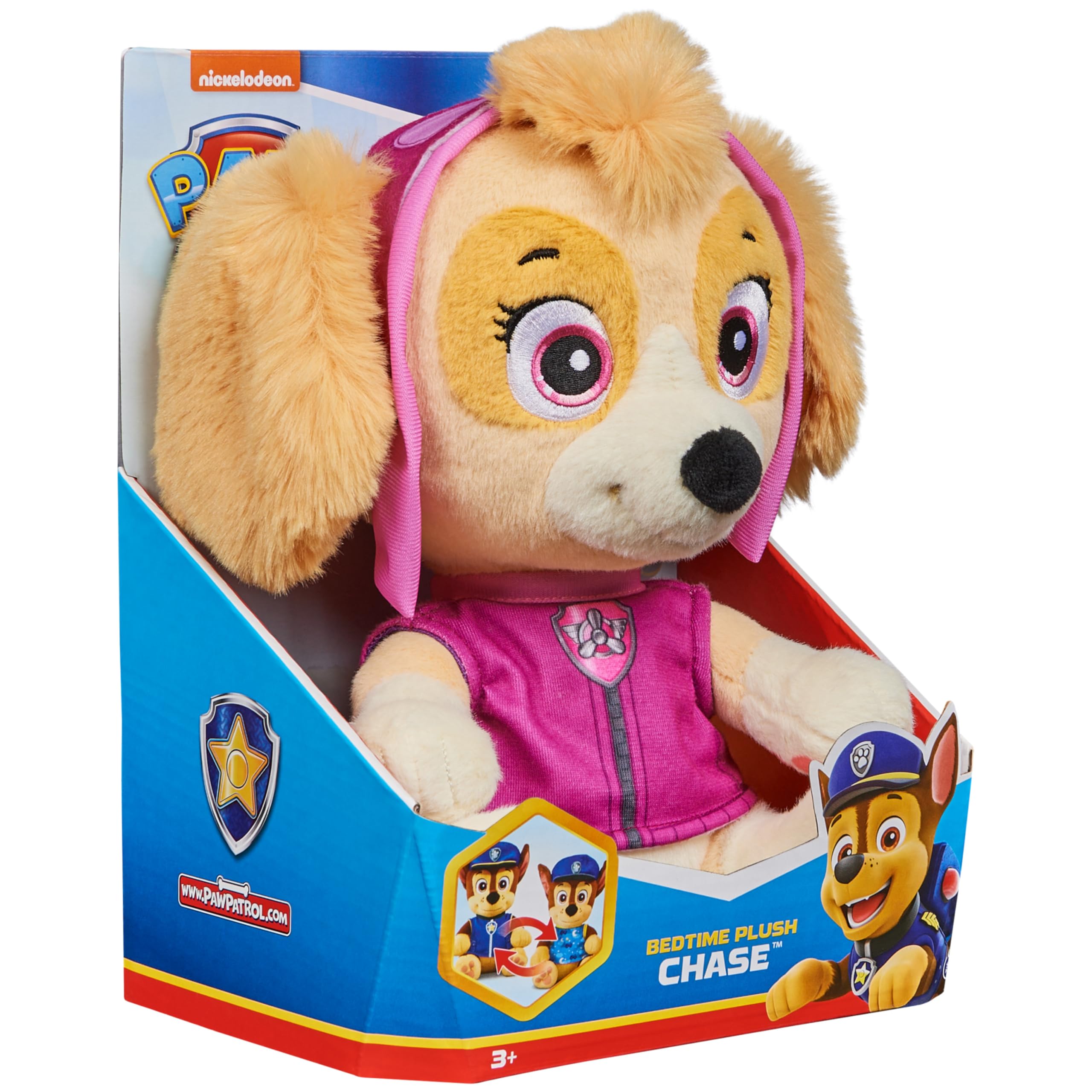 Plush Paw Patrol Skye Bedtime 10-Inch Stuffed Animal with Reversible Outfit - photo 5