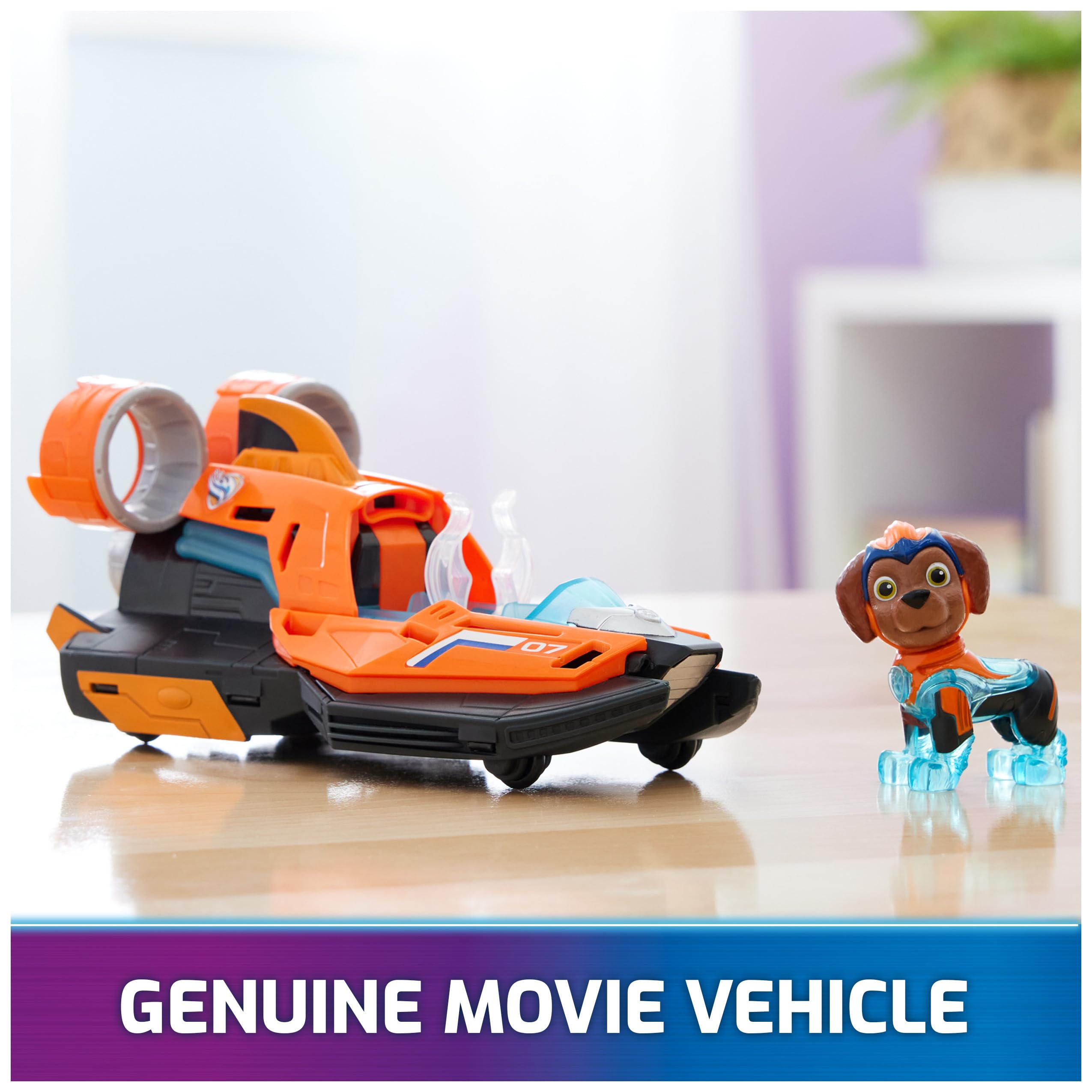 Paw Patrol Mighty Movie Jet Boat with Zuma Action Figure - photo 3