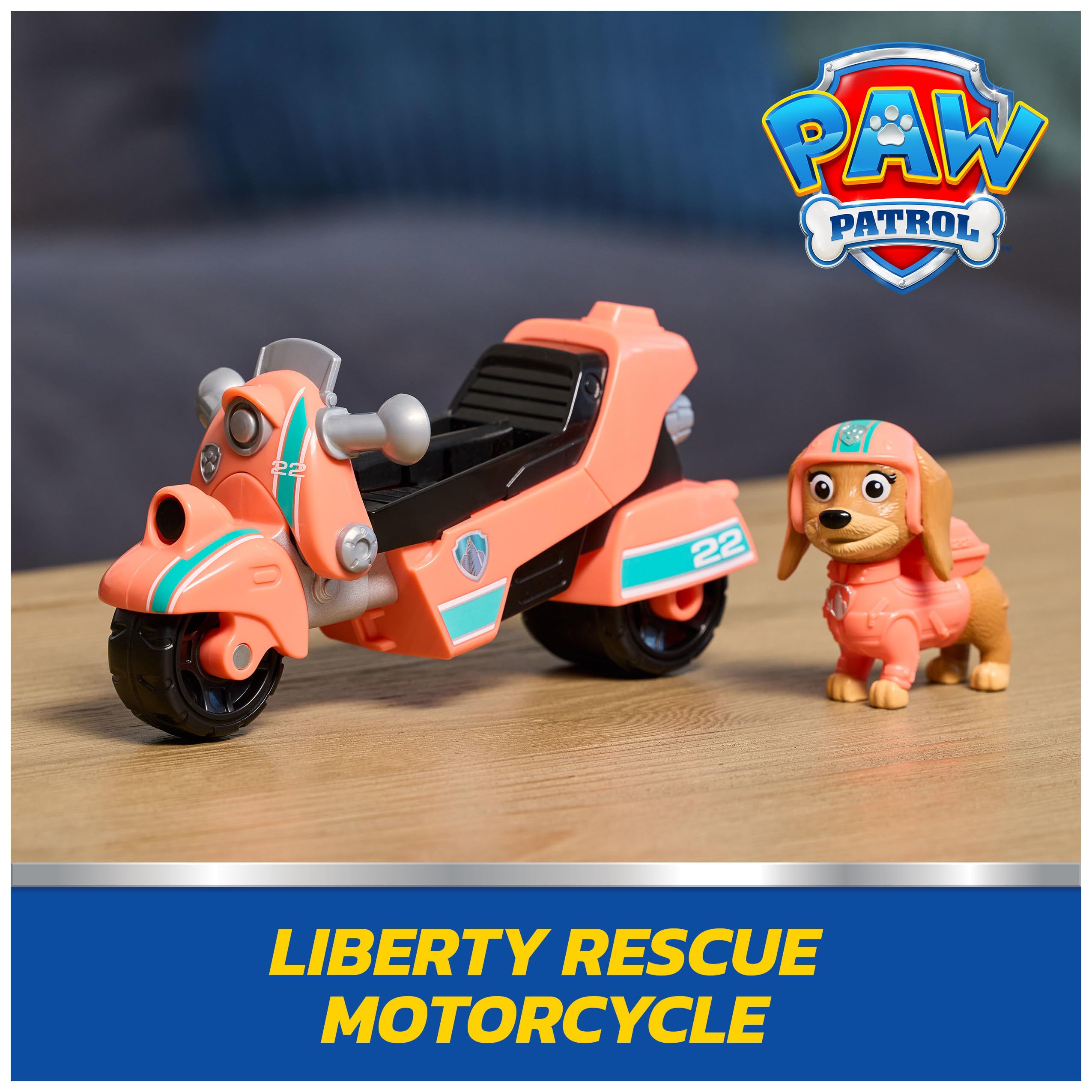 Vehicle Paw Patrol Liberty's Rescue Motorcycle with Figure - photo 2