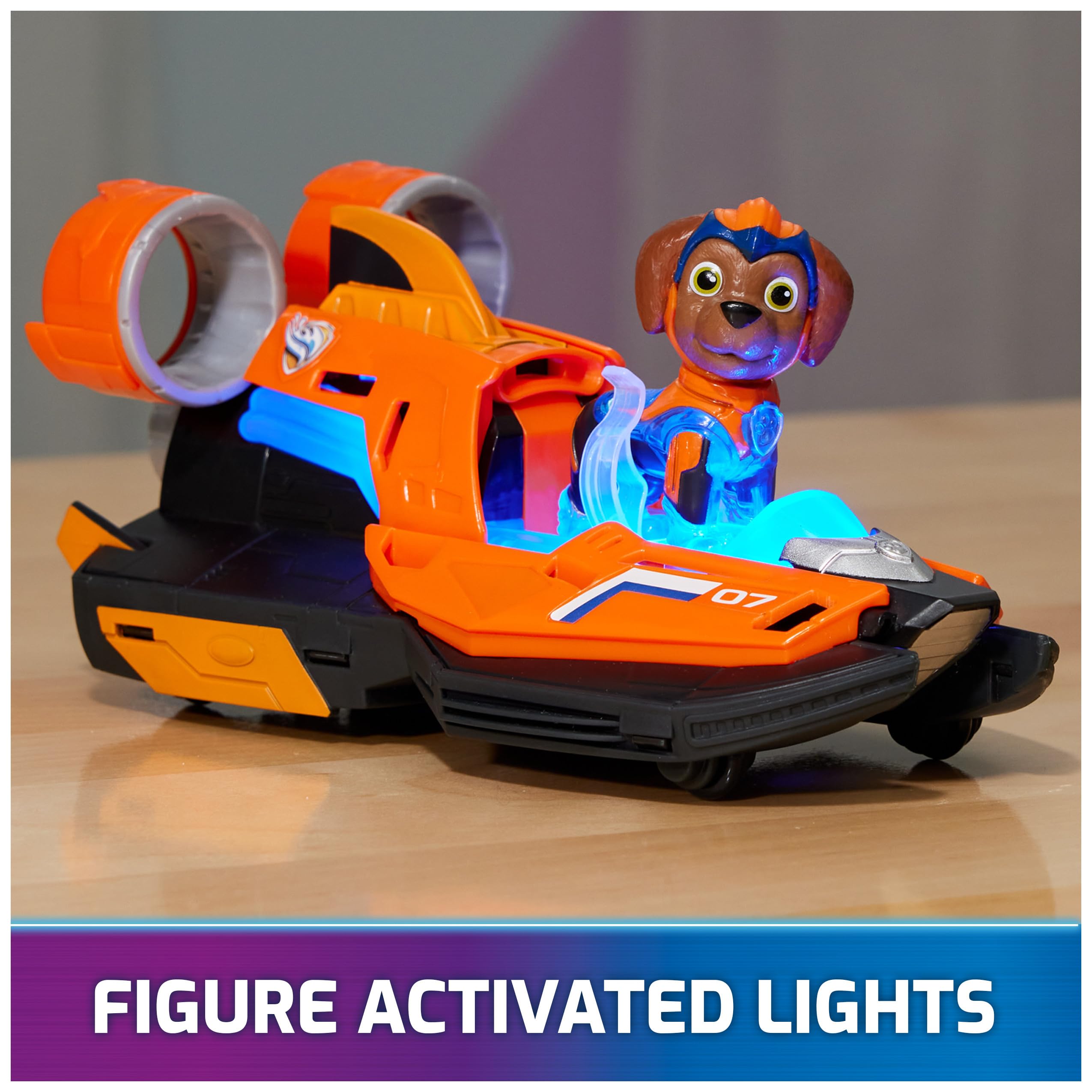 Paw Patrol Mighty Movie Jet Boat with Zuma Action Figure - photo 2