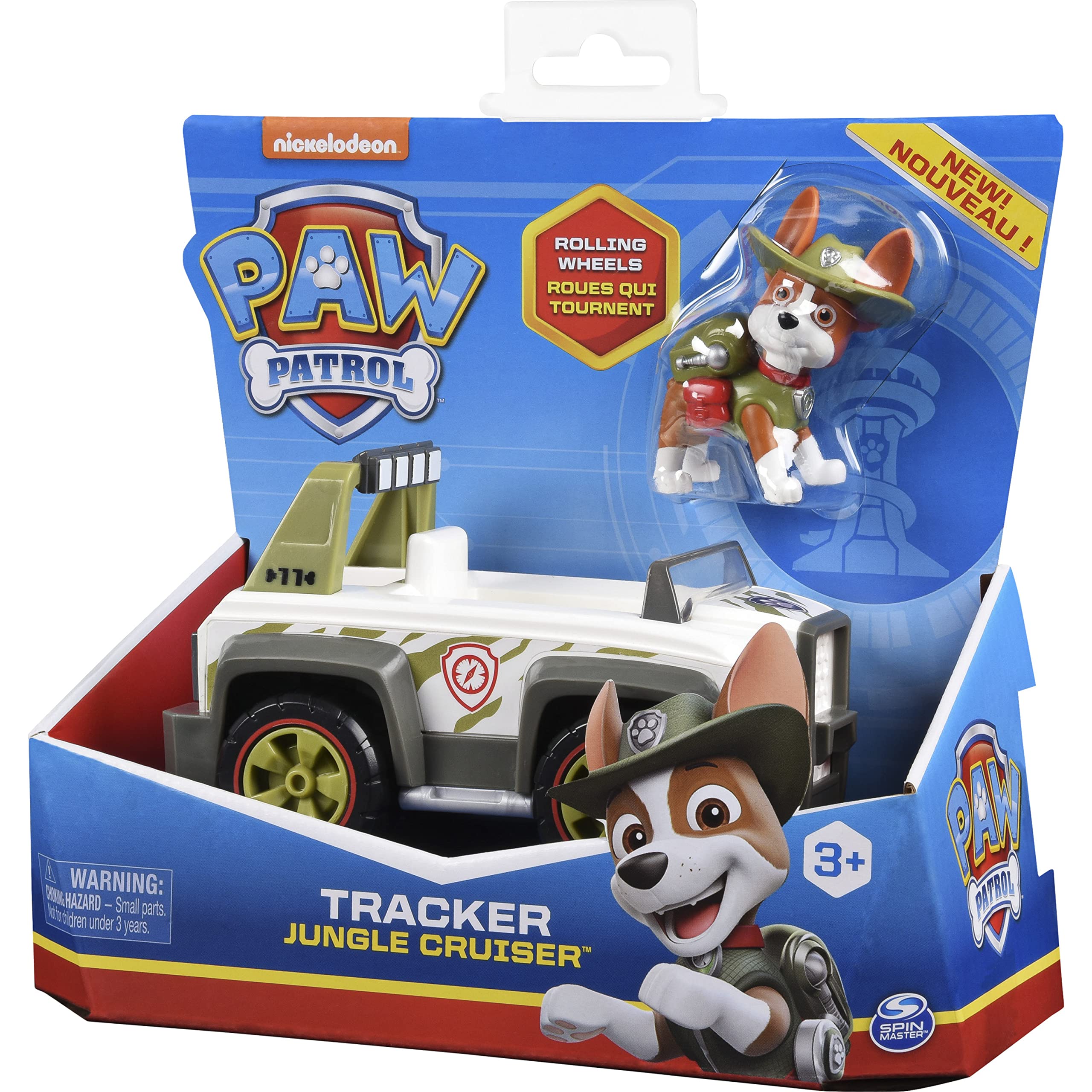 Vehicle Paw Patrol Tracker's Jungle Cruiser with Collectible Figure - photo 5