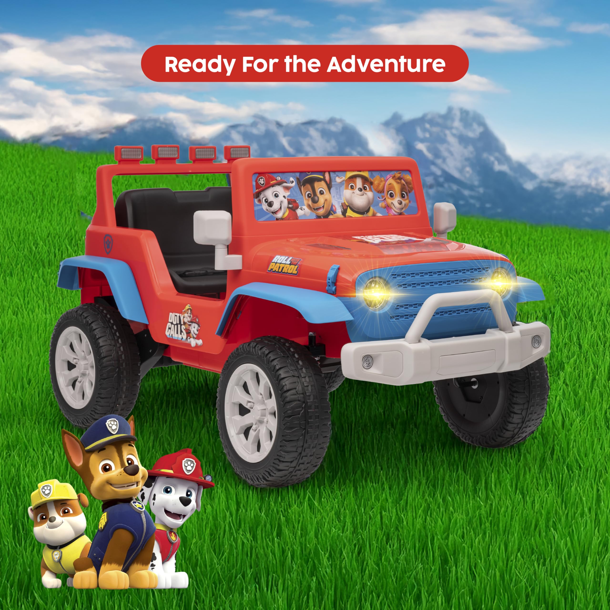 Ride On Car Paw Patrol 12V Battery Powered with LED Lights - photo 4