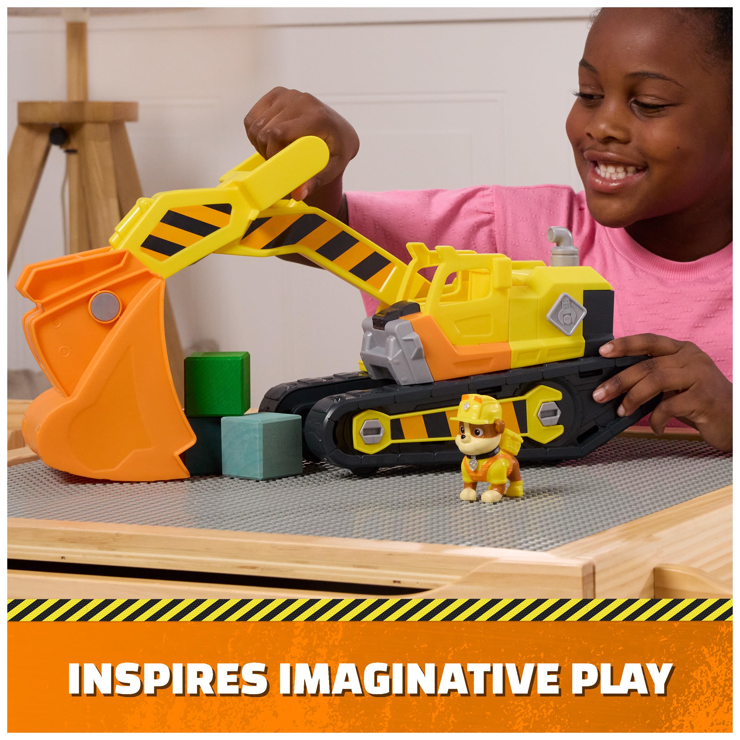 Vehicle Paw Patrol Rubble's Ultimate Tool Bulldozer with Action Figure - photo 5