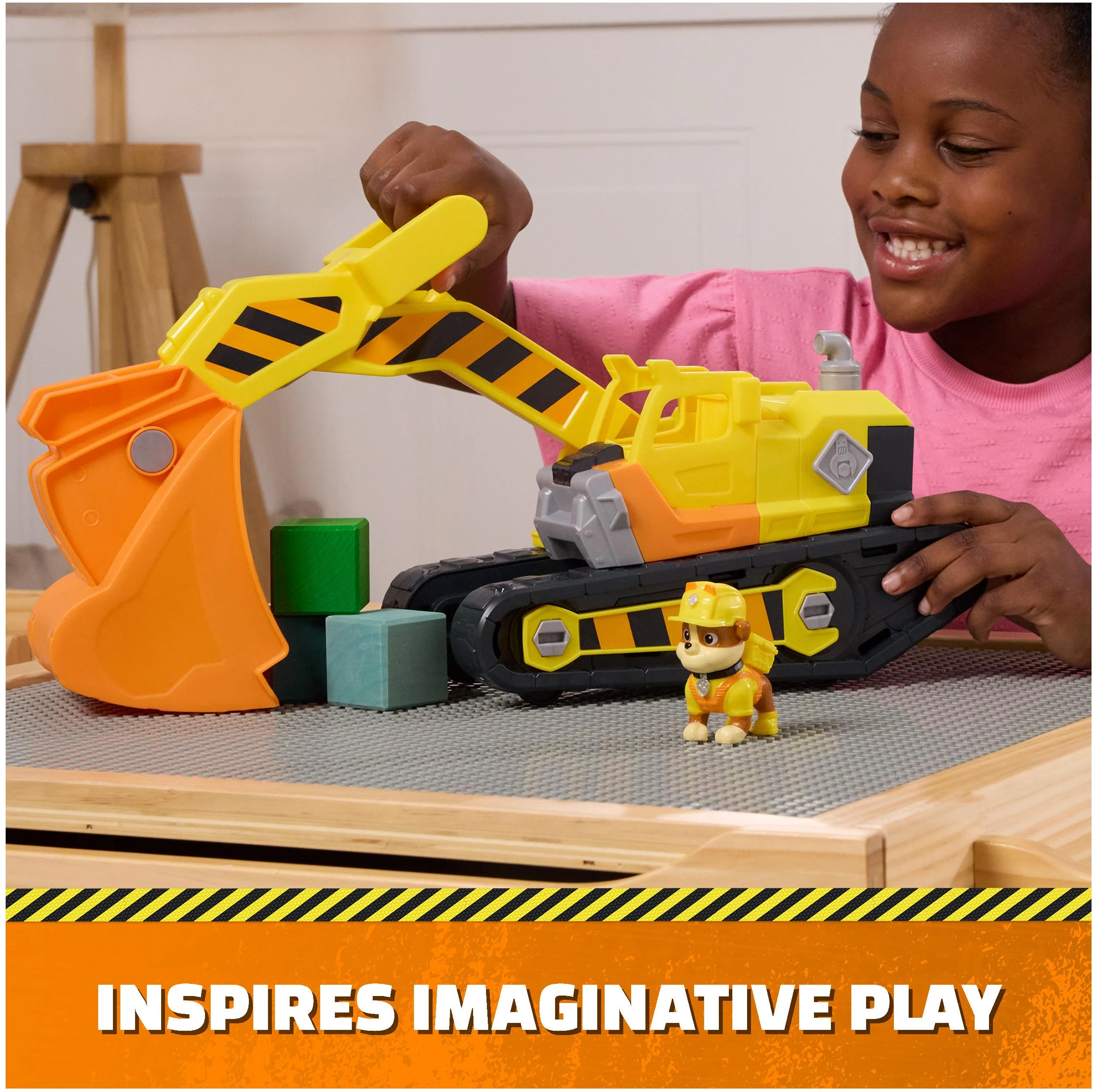 Vehicle Paw Patrol Rubble's Ultimate Tool Bulldozer with Action Figure - photo 5