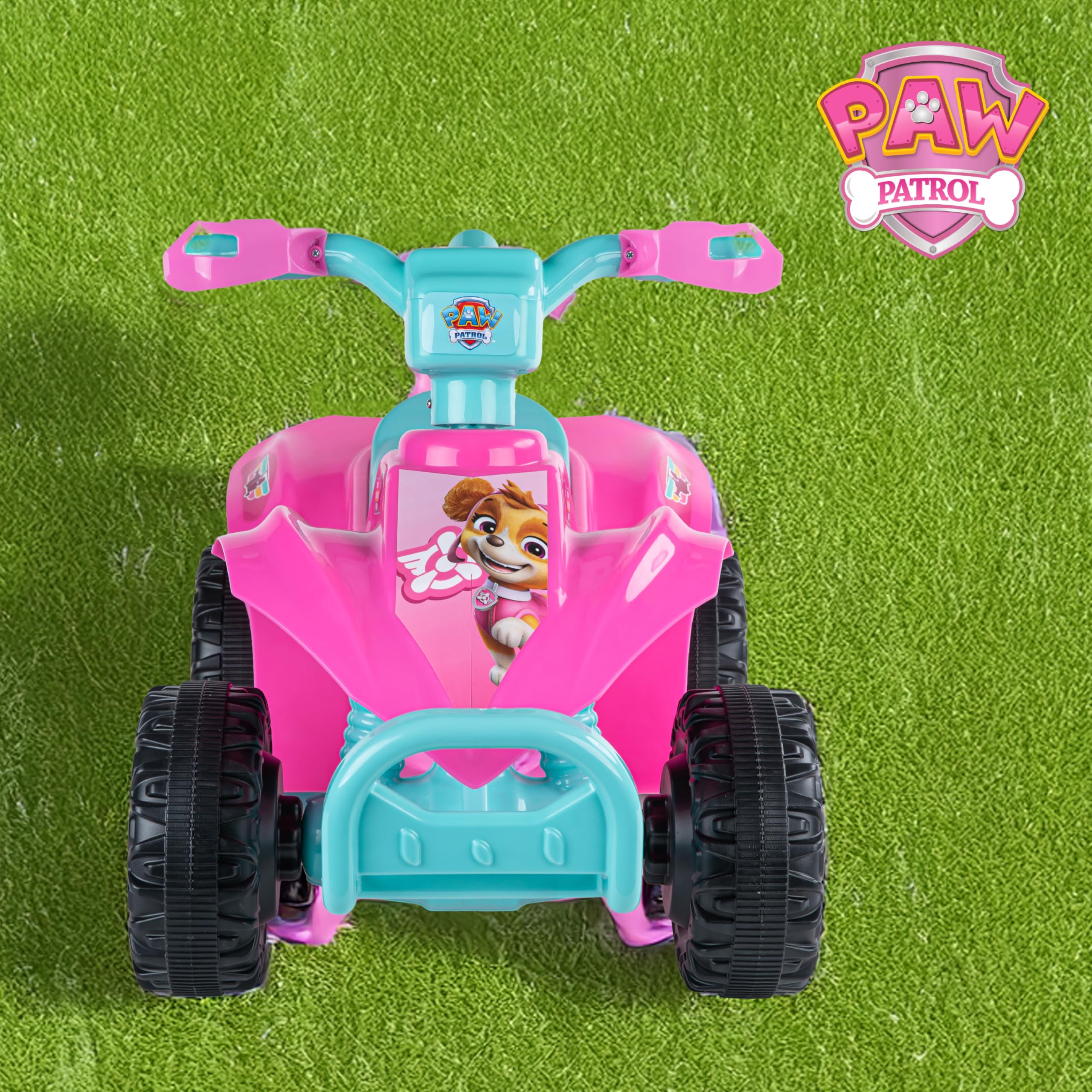 Ride On Toy Paw Patrol Skye 6V ATV with LED Headlights - photo 6