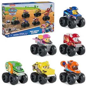 Toy Cars Paw Patrol Rescue Wheels 6-Piece Pup Squad Racers Gift Set
