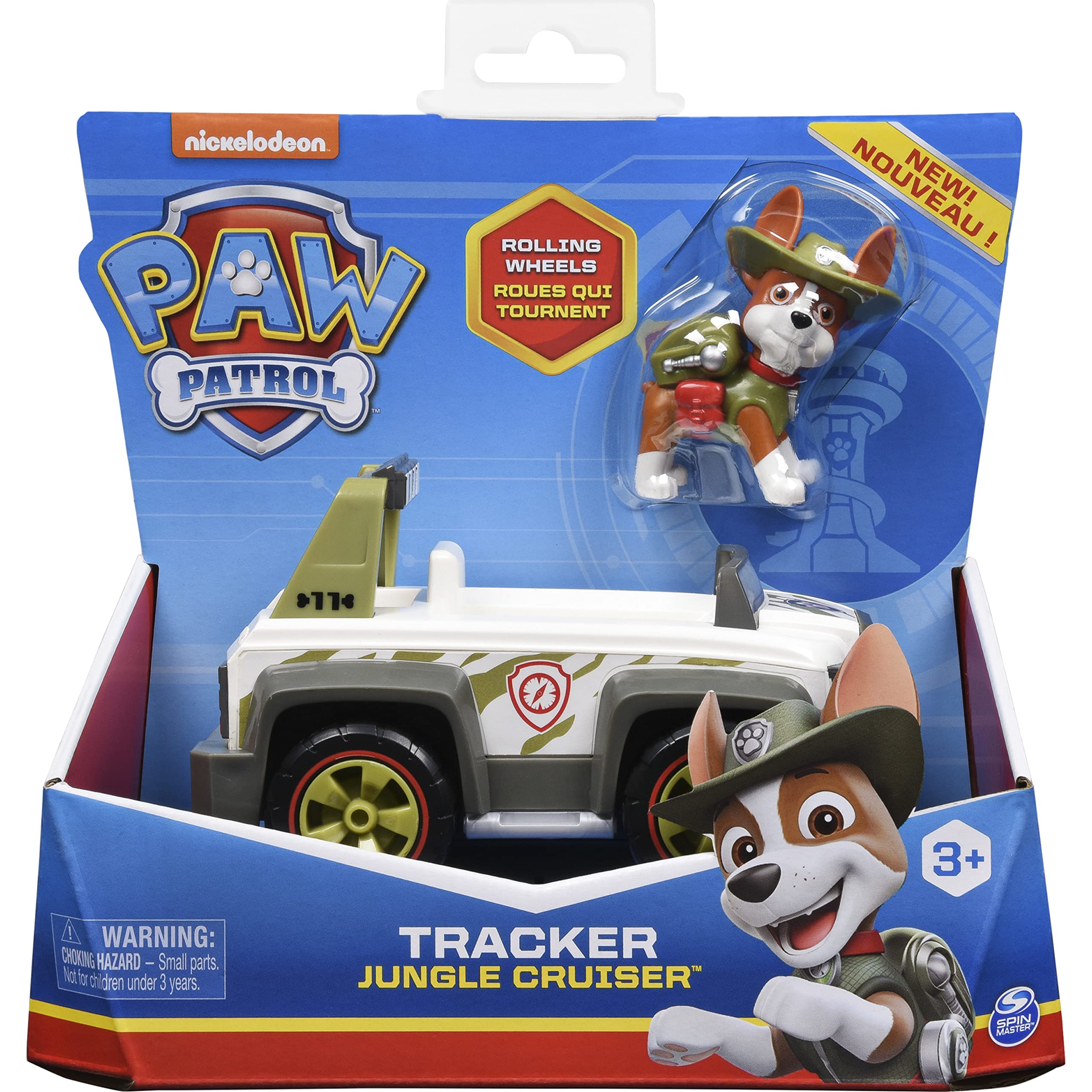 Vehicle Paw Patrol Tracker's Jungle Cruiser with Collectible Figure - photo 2