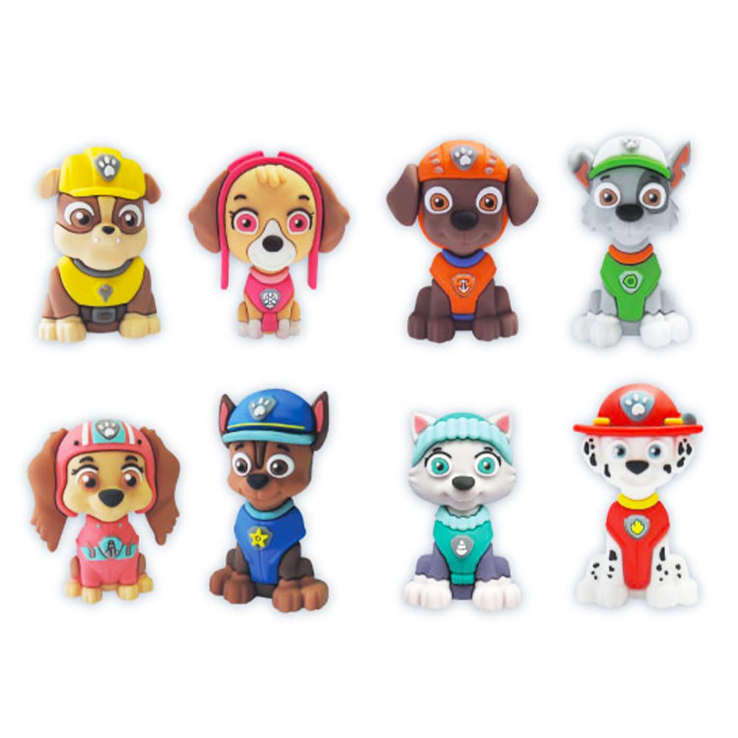 Paw Patrol Blind Bag Mini Figures Mystery Toys Bundle with Stickers - photo 2