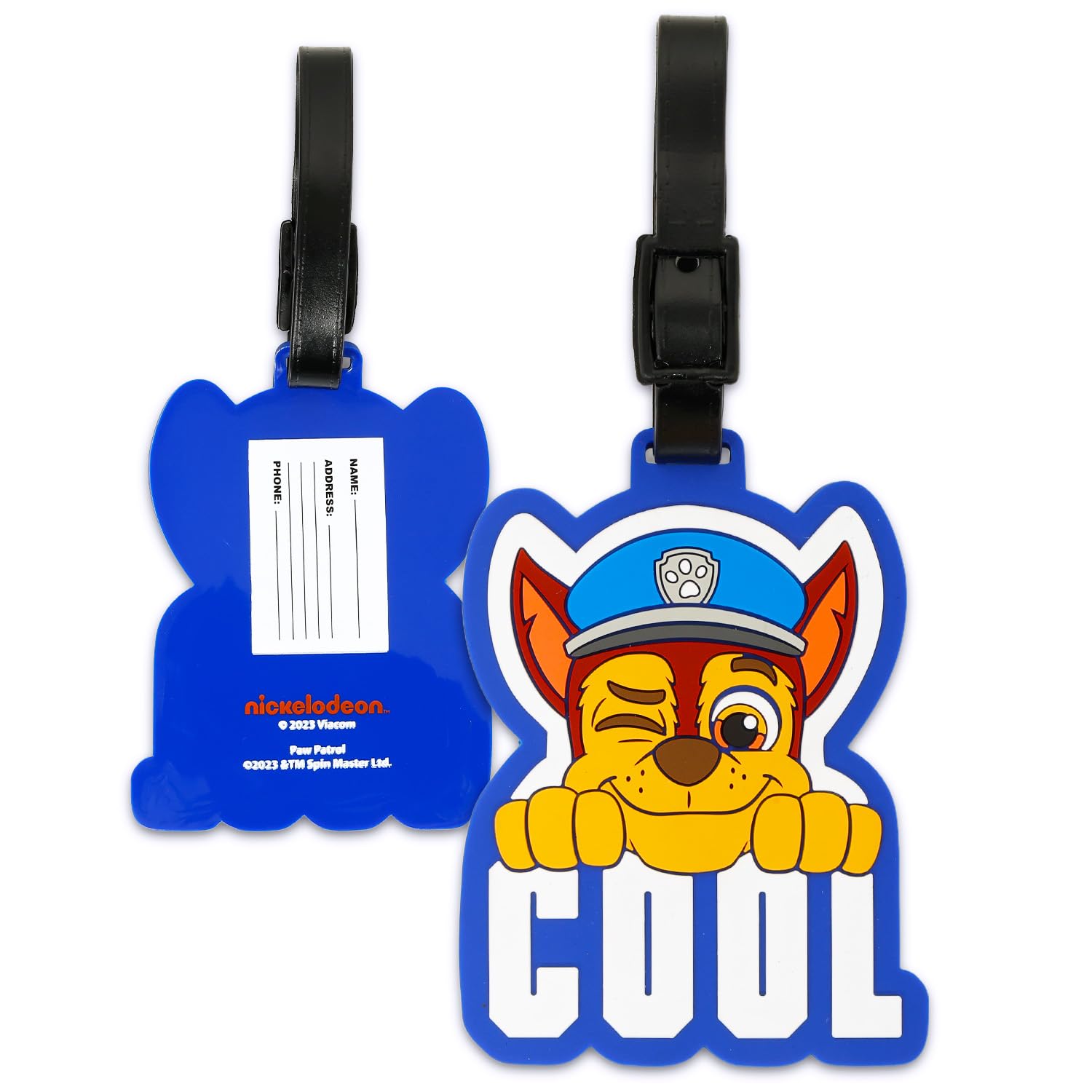 Paw Patrol Luggage Tag Gift Set with Chase and Marshall Suitcase Tags - photo 2