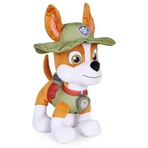Plush Paw Patrol Talking Tracker 12-Inch Interactive Toy with Music and Sounds