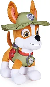 Plush Paw Patrol Talking Tracker 12-Inch Interactive Toy with Music and Sounds