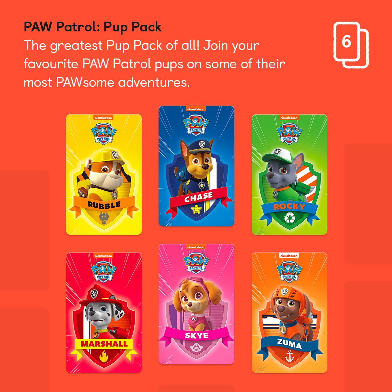 Audio Cards Paw Patrol Pup Pack 6 Kids Cards for Yoto Player - photo 2