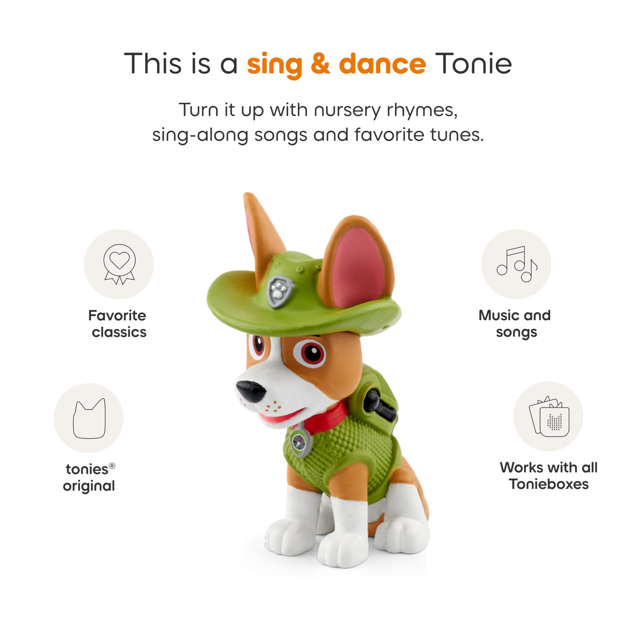 Tonies Paw Patrol Tracker Audio Toy Figurine - photo 4