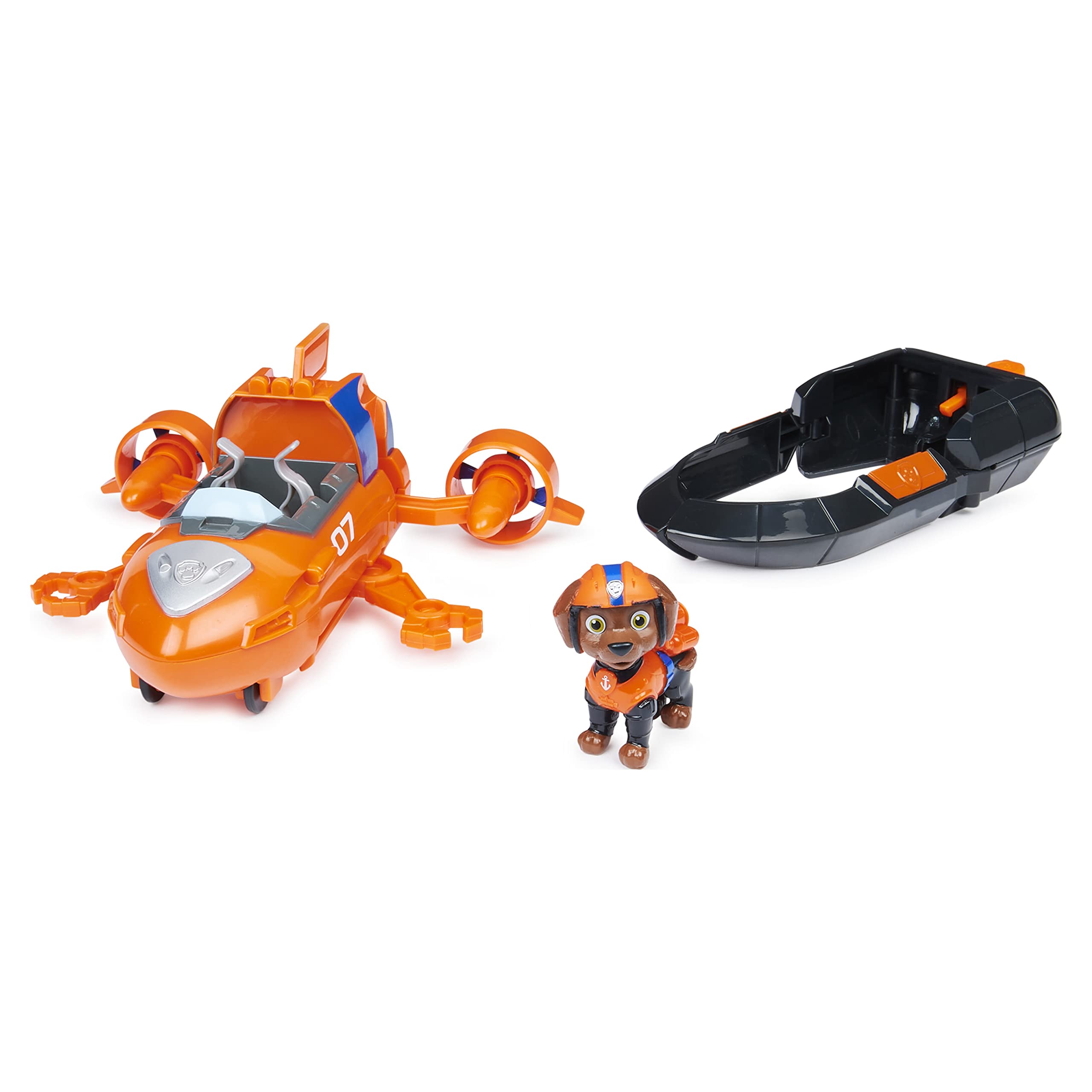 Deluxe Vehicle Paw Patrol Zuma Transforming Toy Car with Action Figure - photo 2