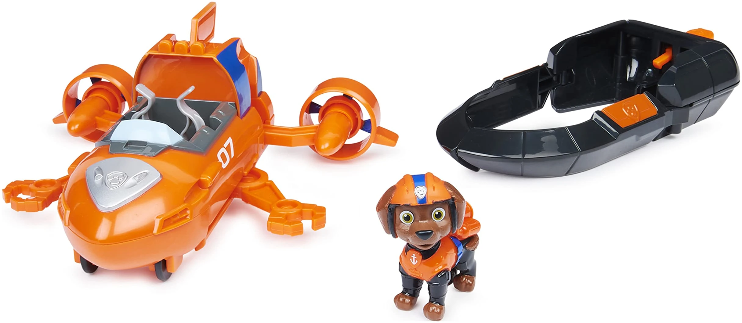 Deluxe Vehicle Paw Patrol Zuma Transforming Toy Car with Action Figure - photo 2