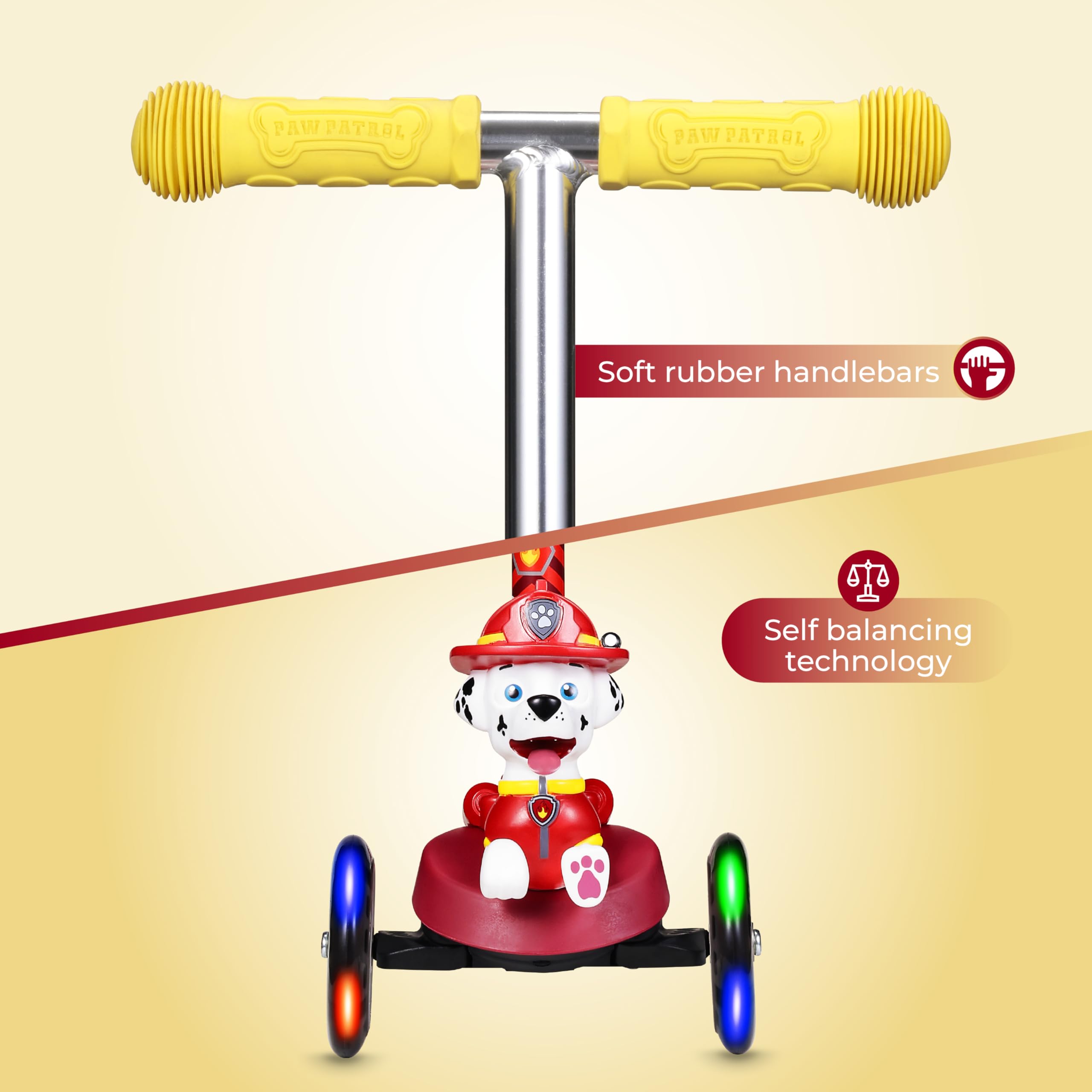 Scooter Paw Patrol 3 Wheel Self Balancing Light Up LED Wheels - photo 4