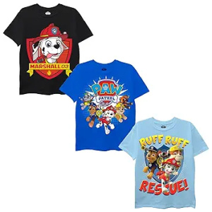 T-Shirt Pack Paw Patrol 3 pièces