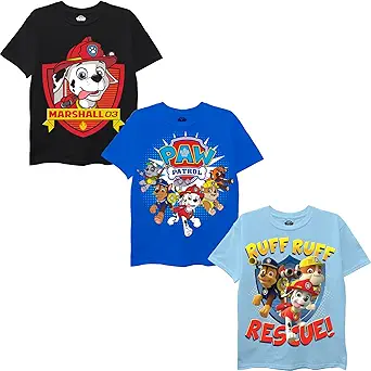 T-Shirt Pack Paw Patrol 3 piu00e8ces