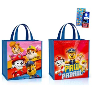 Paw Patrol Tote Bag Bundle with Stickers