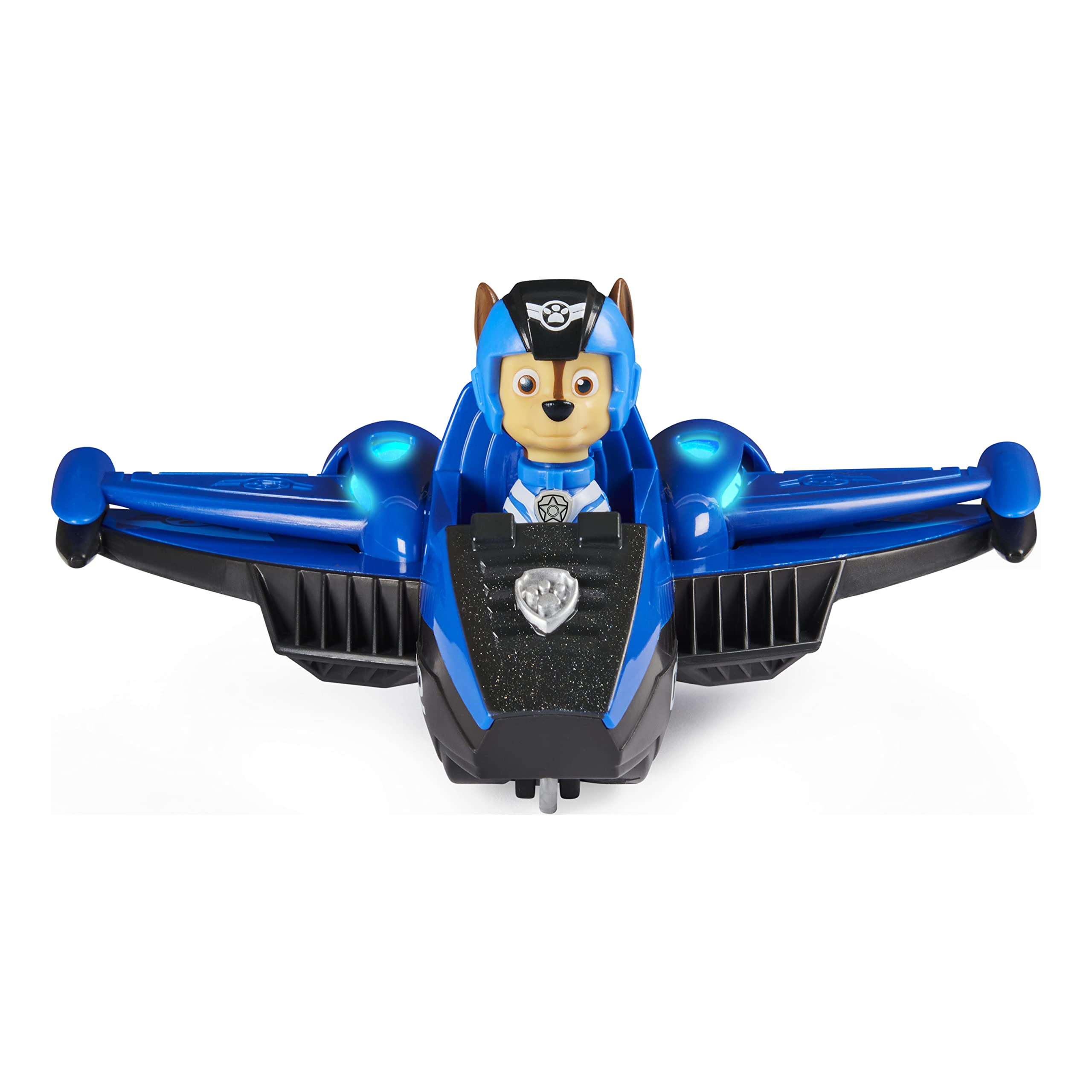 Deluxe Vehicle Paw Patrol Chase's Jet Transforming Toy with Lights and Sounds - photo 4
