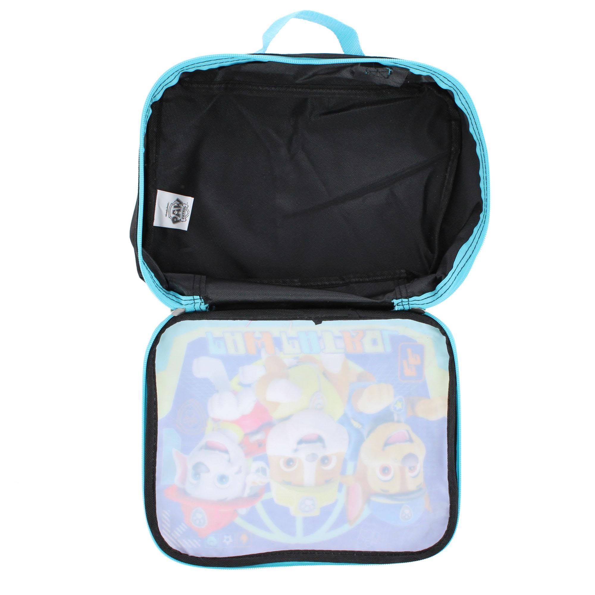 Backpack Paw Patrol 16 Inch with Lunch Box Set Black Blue - photo 5