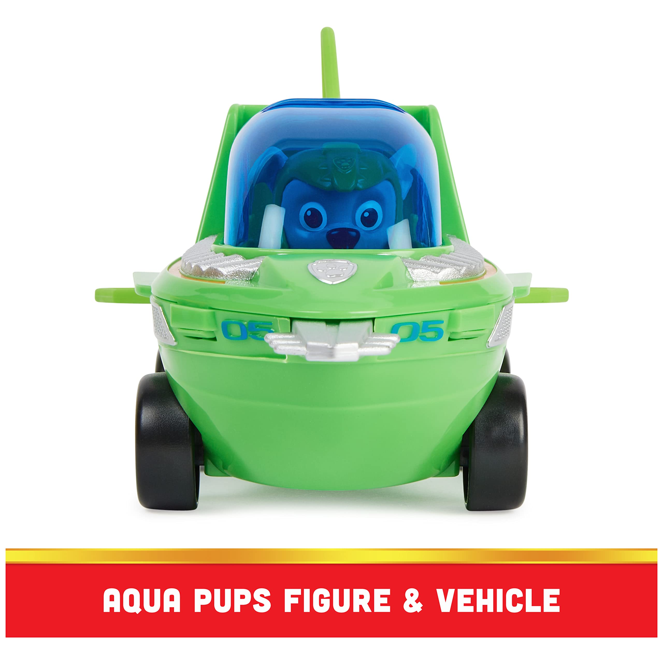 Vehicle Paw Patrol Rocky Transforming Sawfish Aqua Pups - photo 4