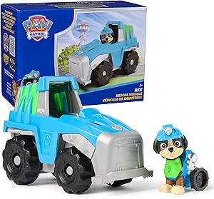 Toy Truck Paw Patrol Rex's Dinosaur Rescue Vehicle with Collectible Action Figure