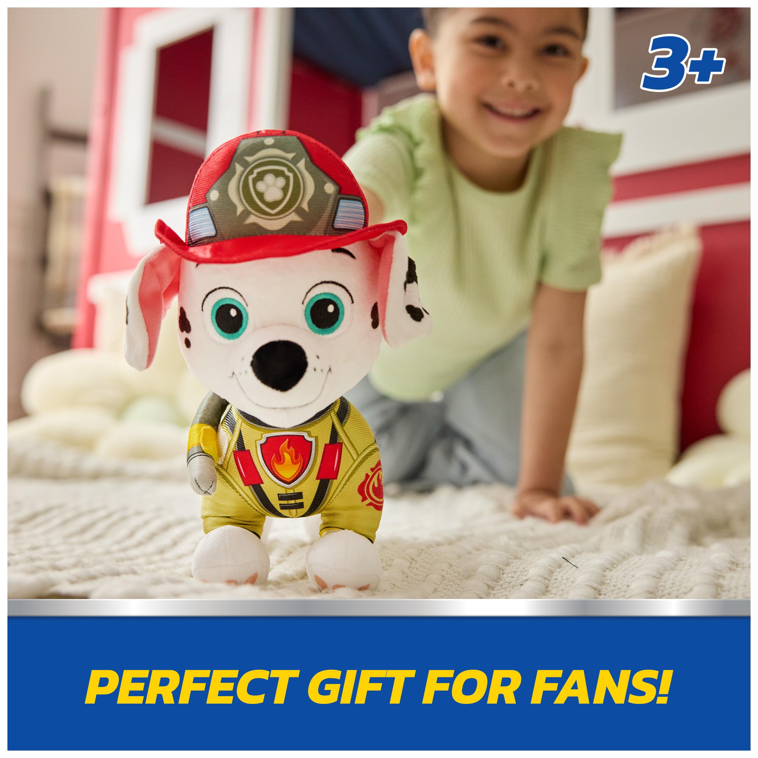 Plush Toy Paw Patrol Marshall with Fire Extinguisher Backpack and Hose - photo 7