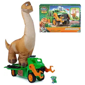 Vehicle Paw Patrol Megasaurus Dino with Rocky Action Figure