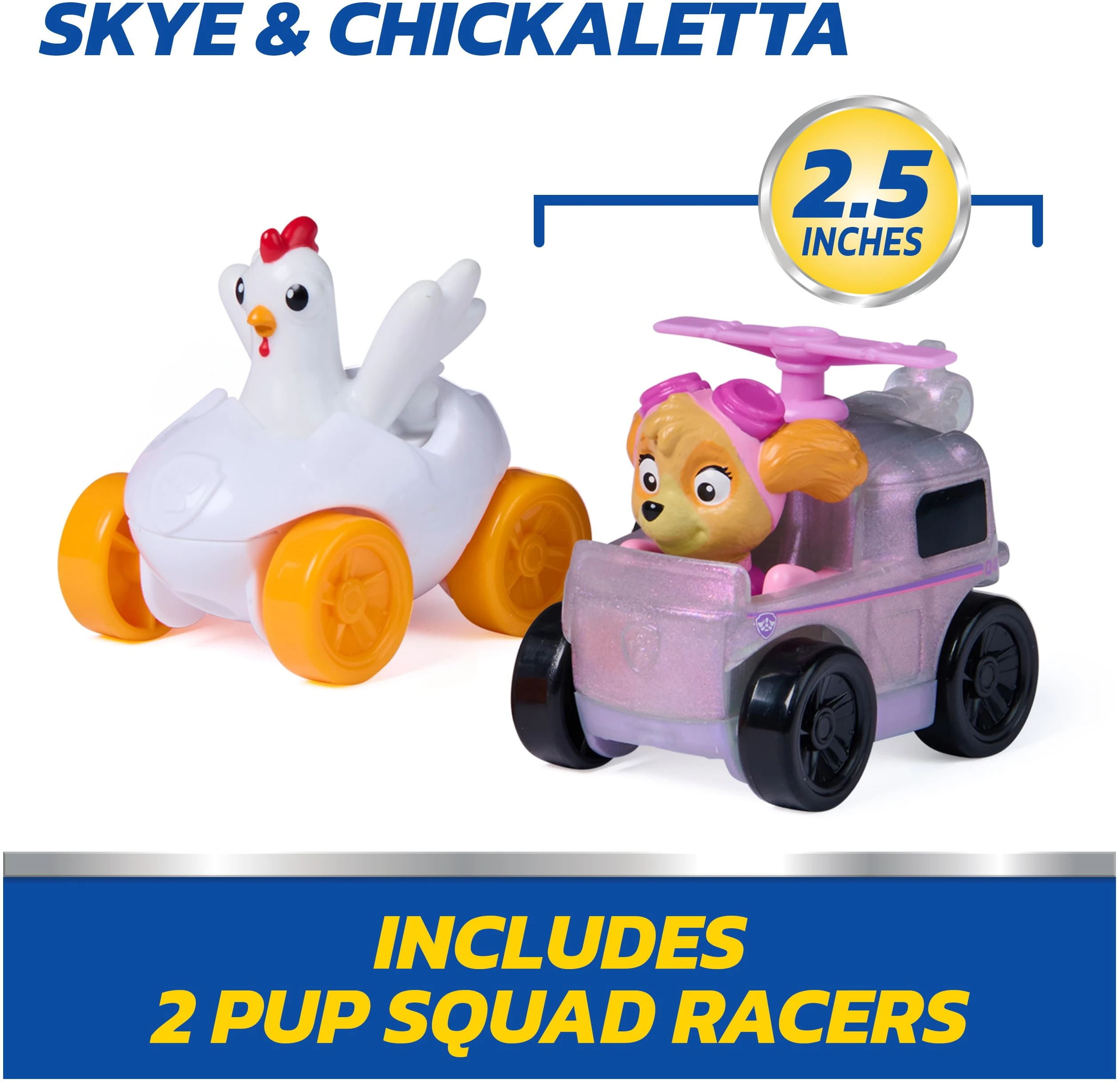 Paw Patrol Skye Pup Squad Launchers with Chickaletta 2-Pack Toy Vehicles - photo 3