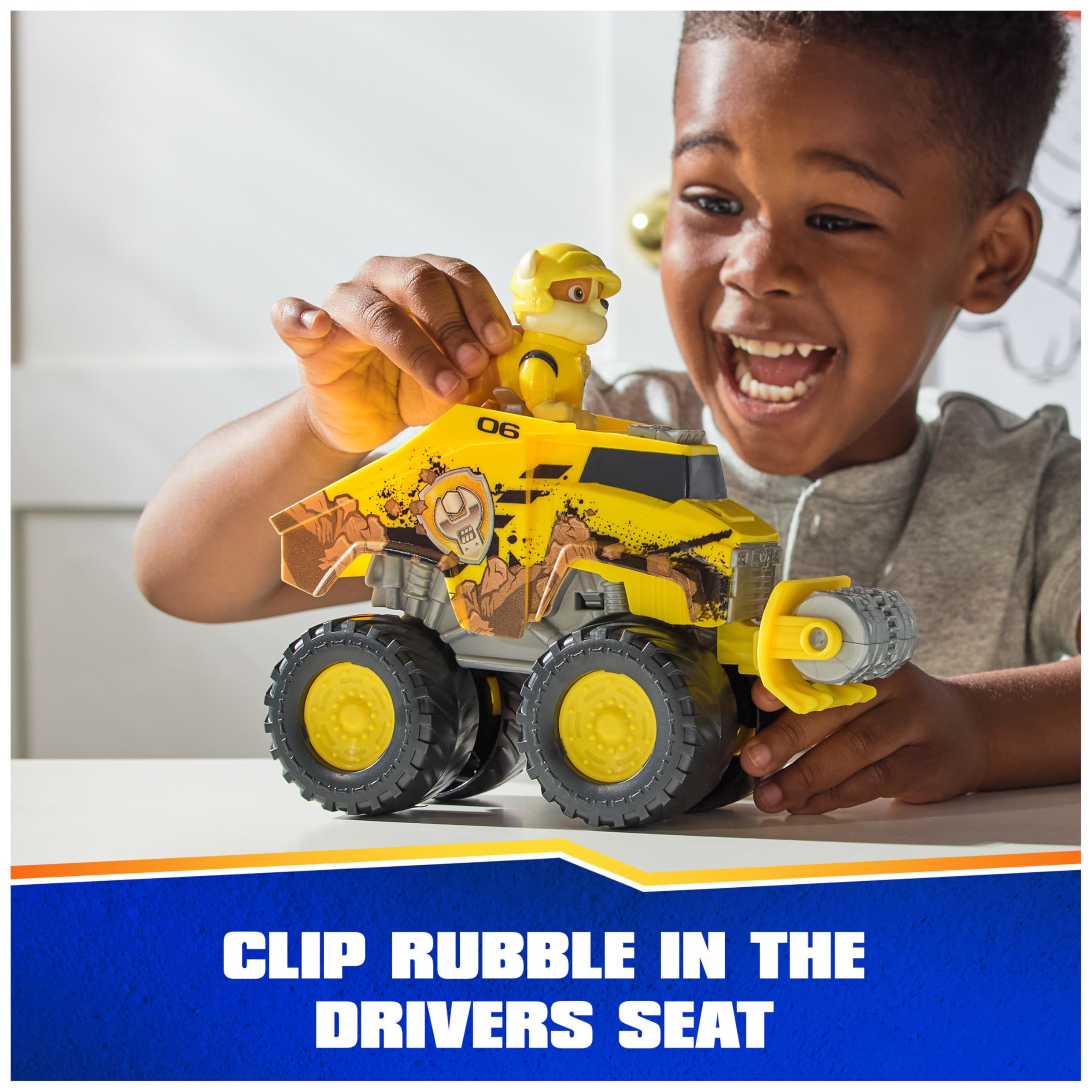 Toy Truck Paw Patrol Rubble's Bulldozer with Vehicle Transformation and Action Figure - photo 5