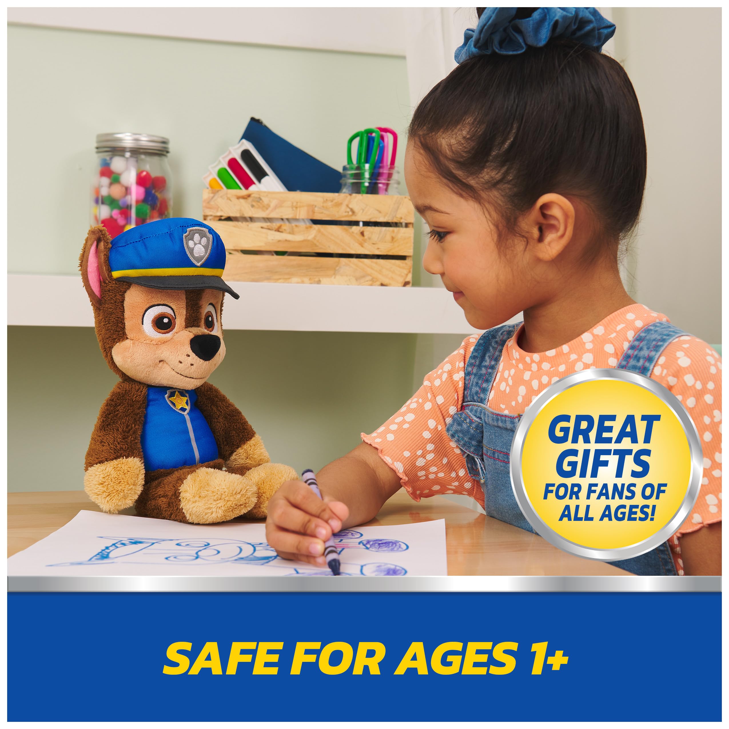 Plush Paw Patrol Chase Take Along Buddy Stuffed Animal - photo 3
