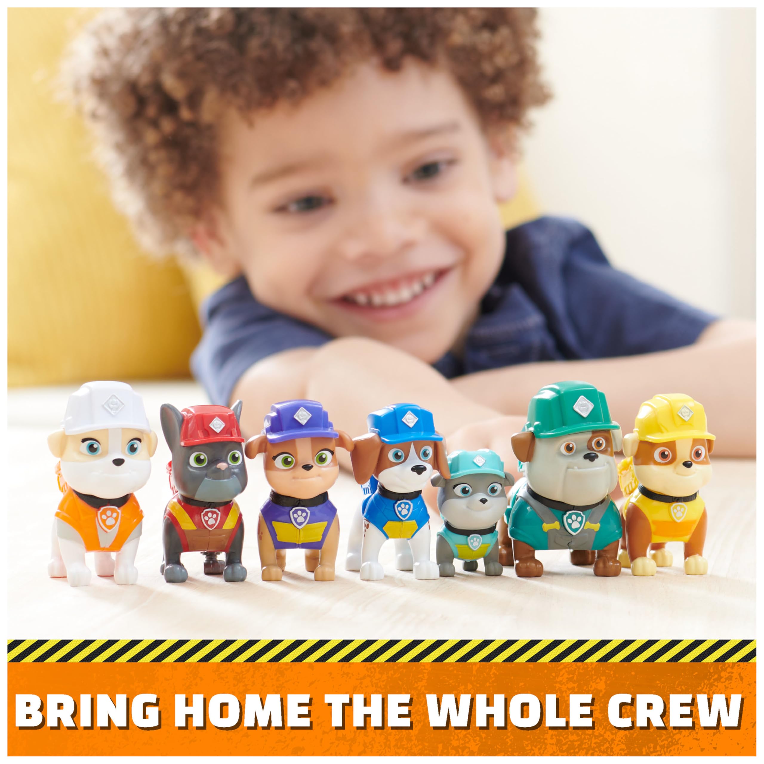 Toy Figures Gift Pack Paw Patrol Rubble & Crew 7 Collectible Action Figures - photo 6