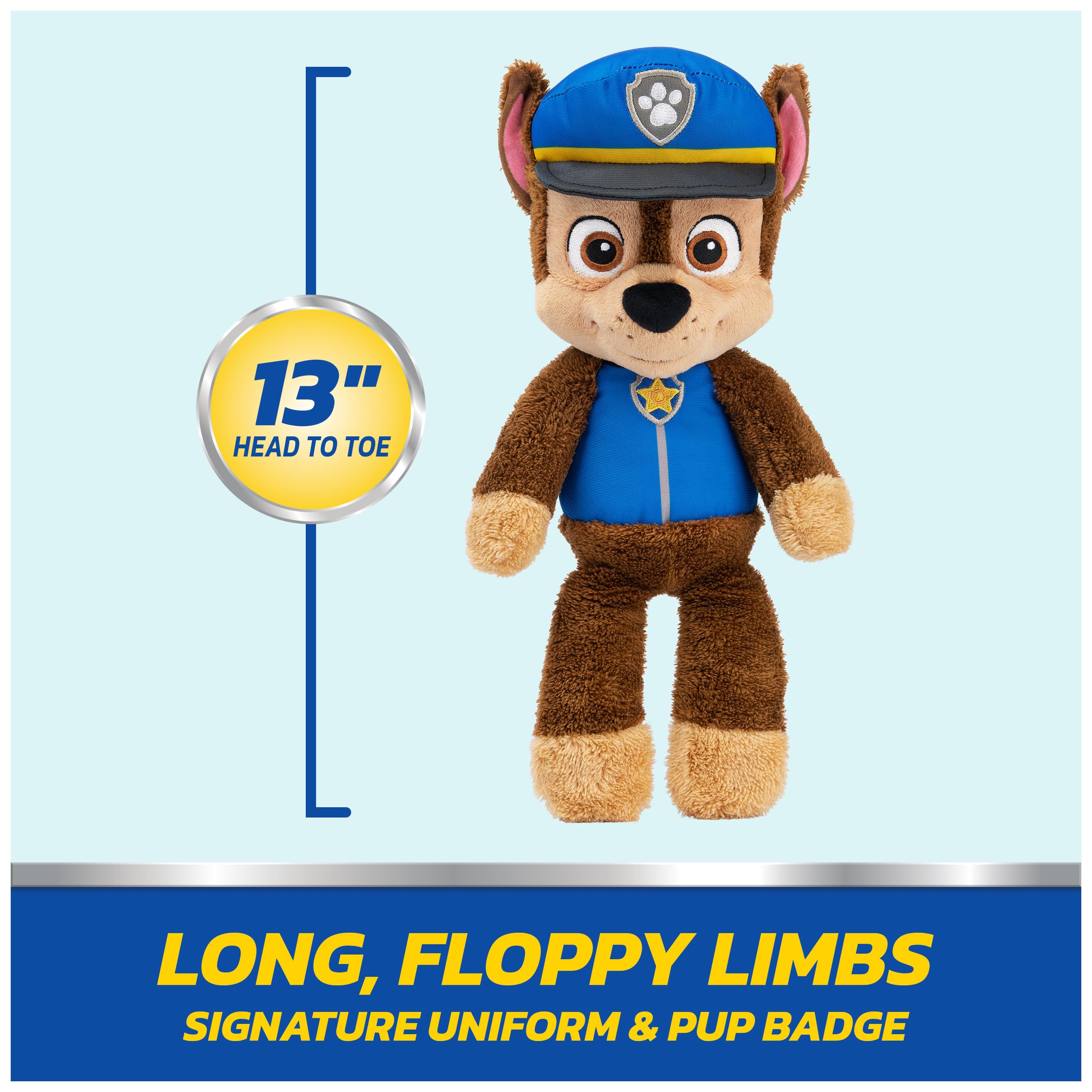 Plush Paw Patrol Chase Take Along Buddy Stuffed Animal - photo 4