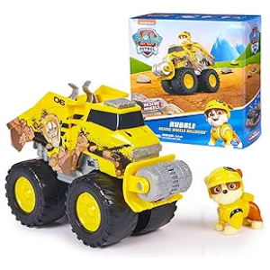 Toy Truck Paw Patrol Rubble’s Bulldozer with Vehicle Transformation and Action Figure