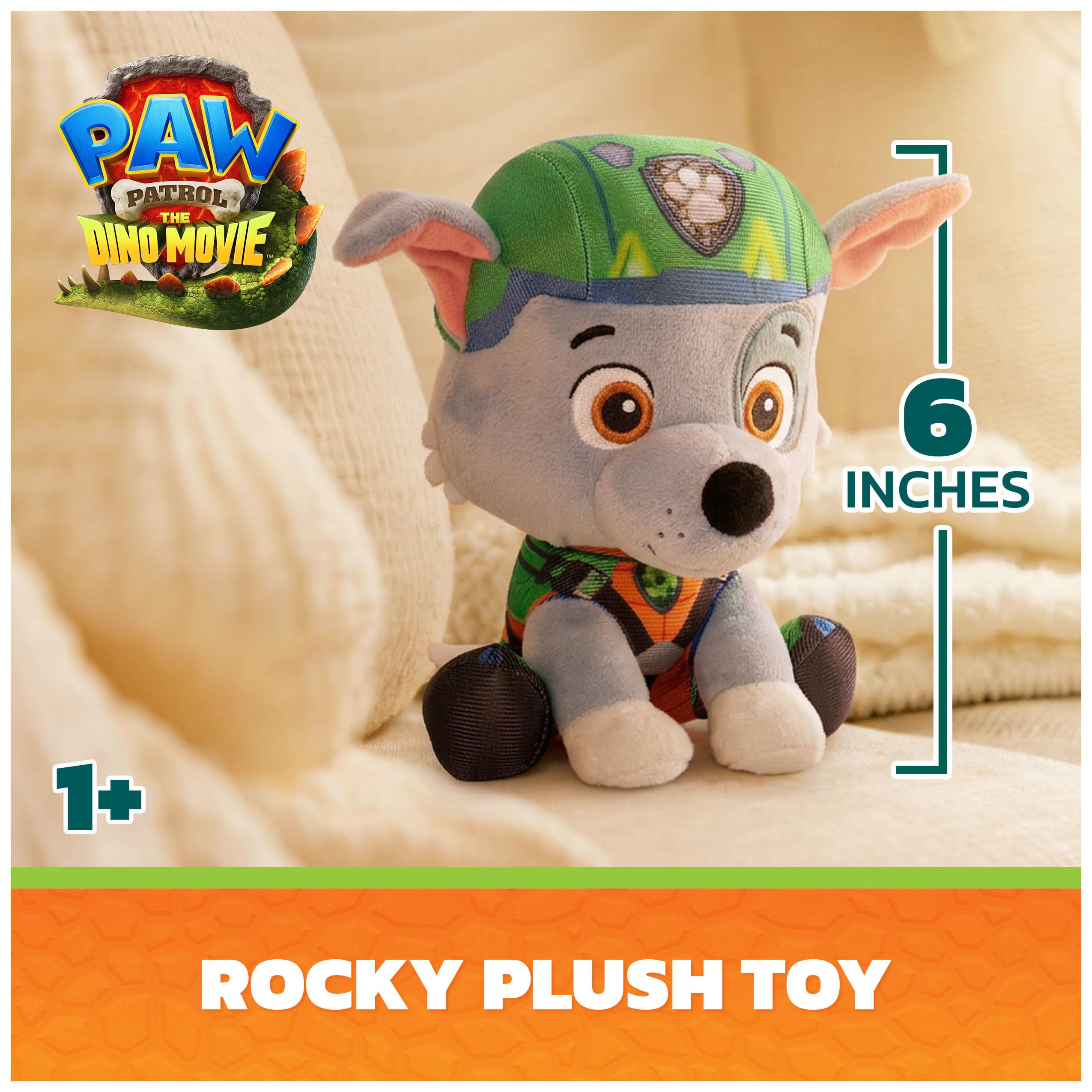 Plush Paw Patrol Rocky Dino Movie 6-Inch - photo 2