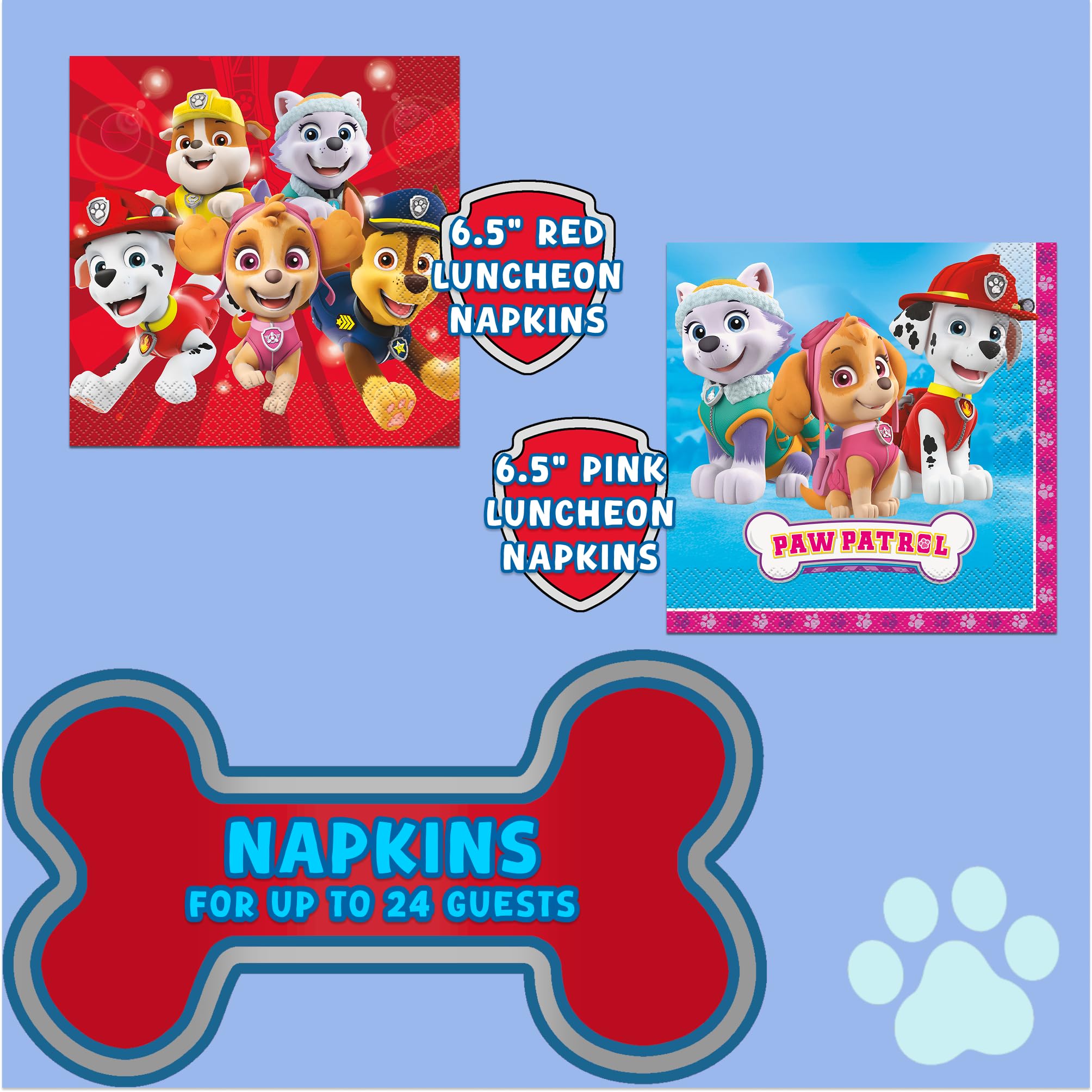 Party Supplies Paw Patrol Plates and Napkins Set - photo 4