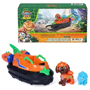 Vehicle Paw Patrol Zuma Dino Rescue Hovercraft with Extending Rescue Claw
